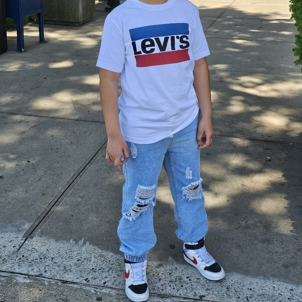 Shein Boys Ripped Jeans